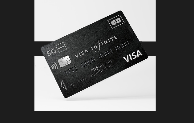 La carte bancaire CB Visa Infinite avec SG